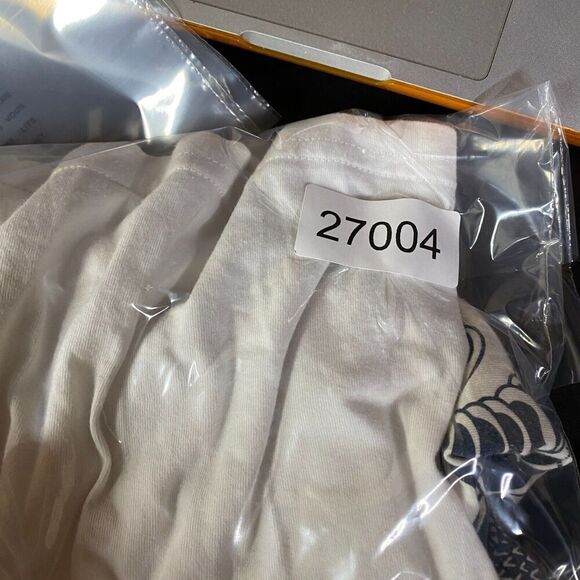 Vans T-Shirt Men S Small White Crew Neck Short Sleeve Pullover Cotton Custom Fit - Picture 8 of 8